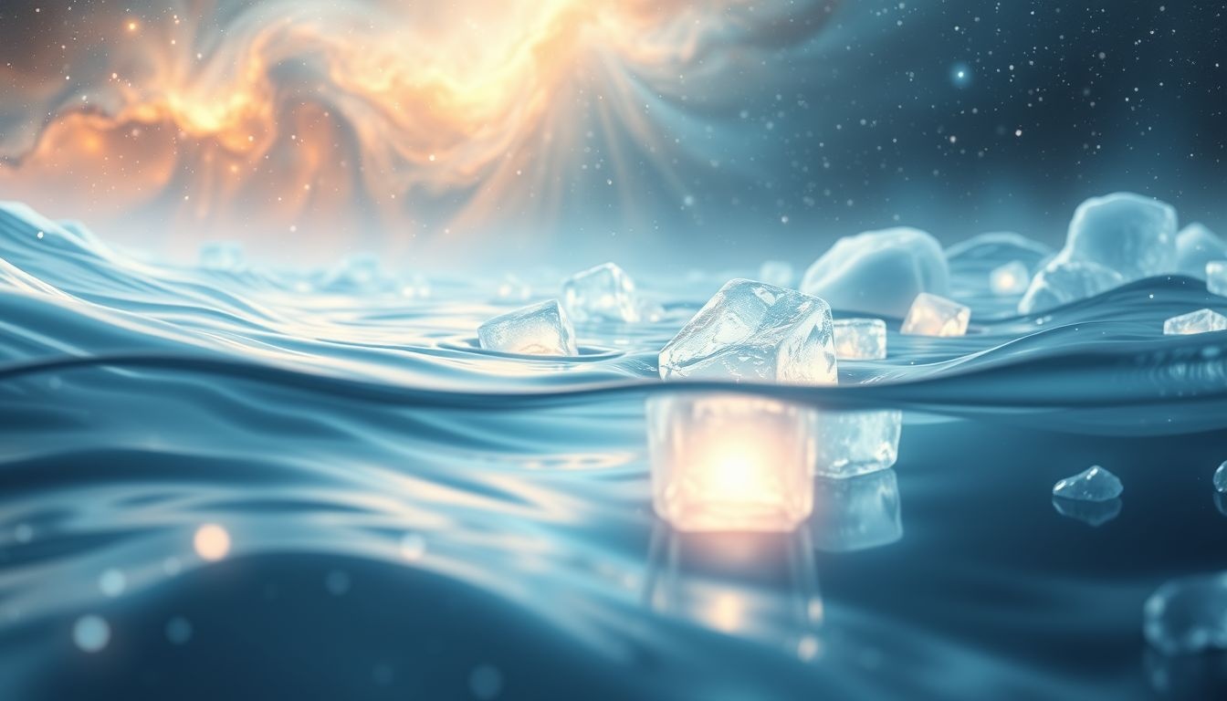 Dromen over ijsklontjes in een rivier symboliseren emotionele verkoeling onderweg.