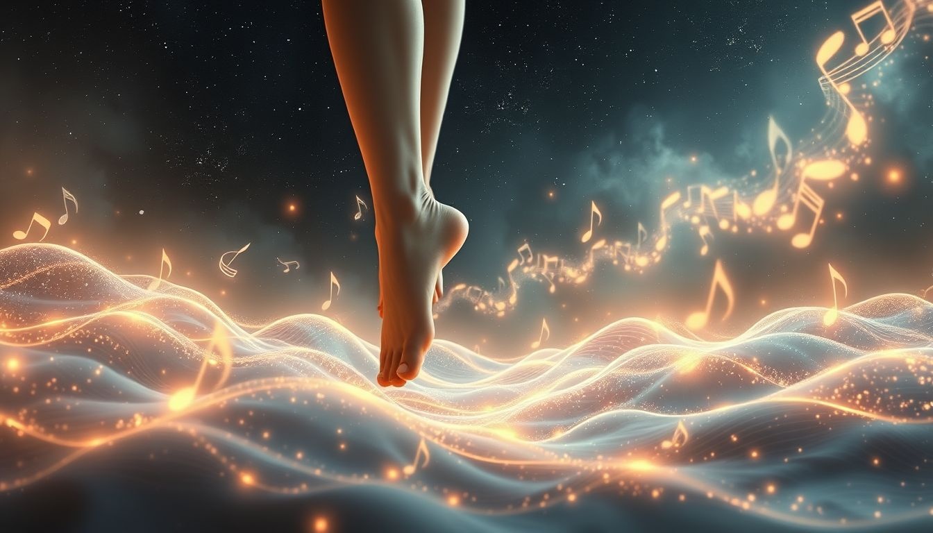 Tapdansen op een onbekende melodie symboliseert onverwachte levensveranderingen.
