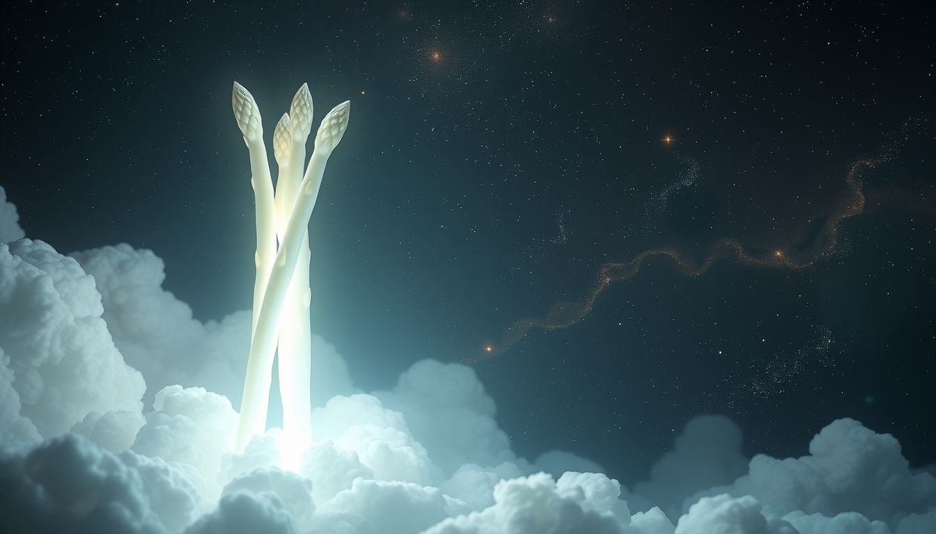 Witte asperges in dromen symboliseren zuiverheid en nieuwe kansen.