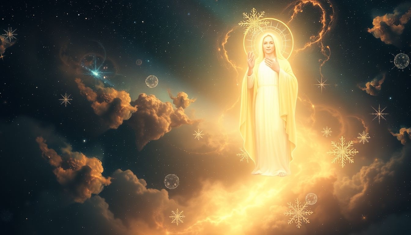 Een heilige in je droom symboliseert spirituele begeleiding en bescherming.