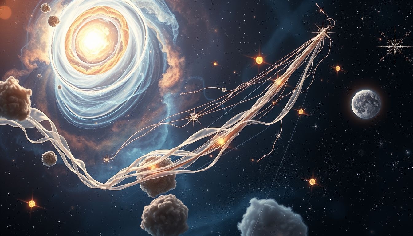 Een hulplijn van verschillende materialen symboliseert veelzijdige steunbronnen.