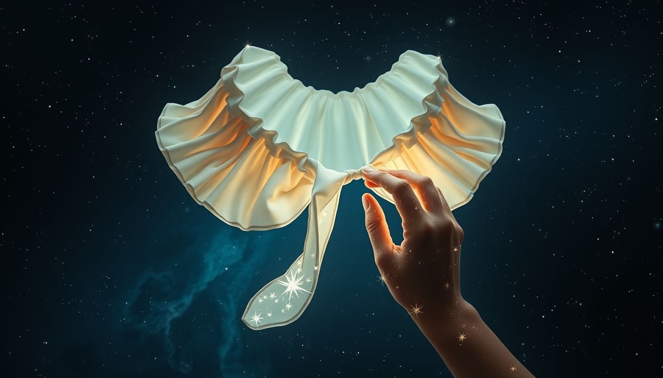 Het repareren van een staande kraag symboliseert zelfverbetering en trots.