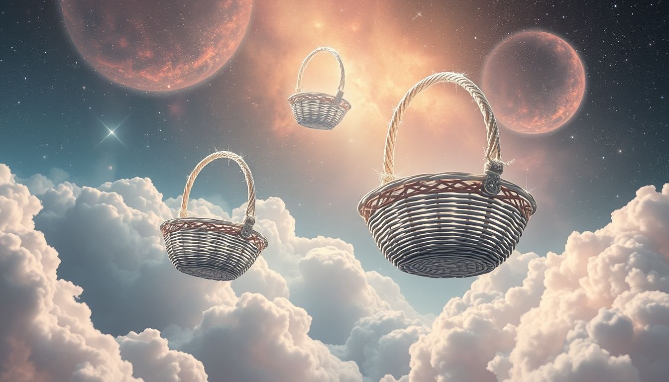 Het verliezen van een mand met handvat symboliseert gemiste kansen.