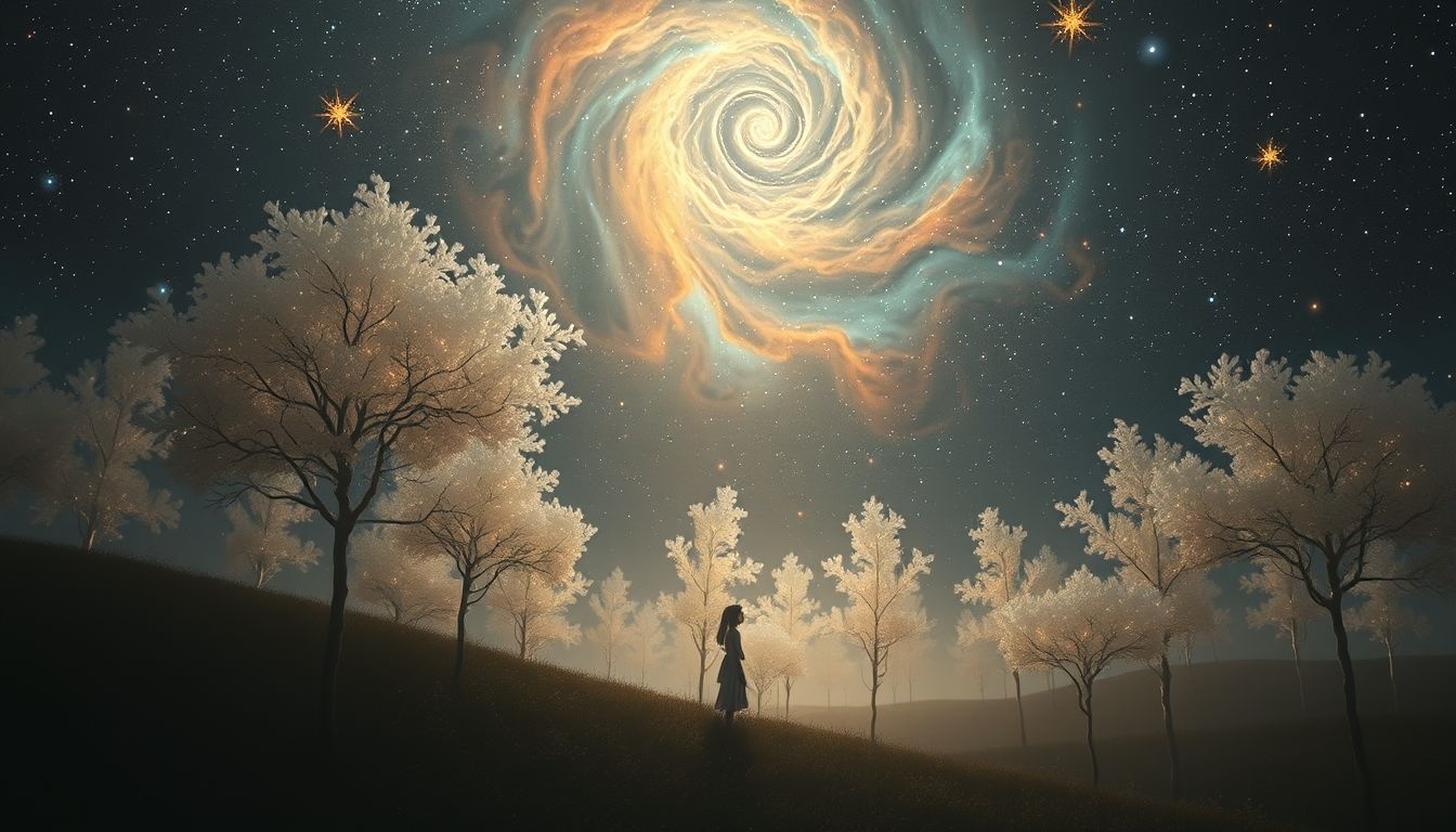 Huilen in het bos duidt op innerlijke verwerking van emoties.