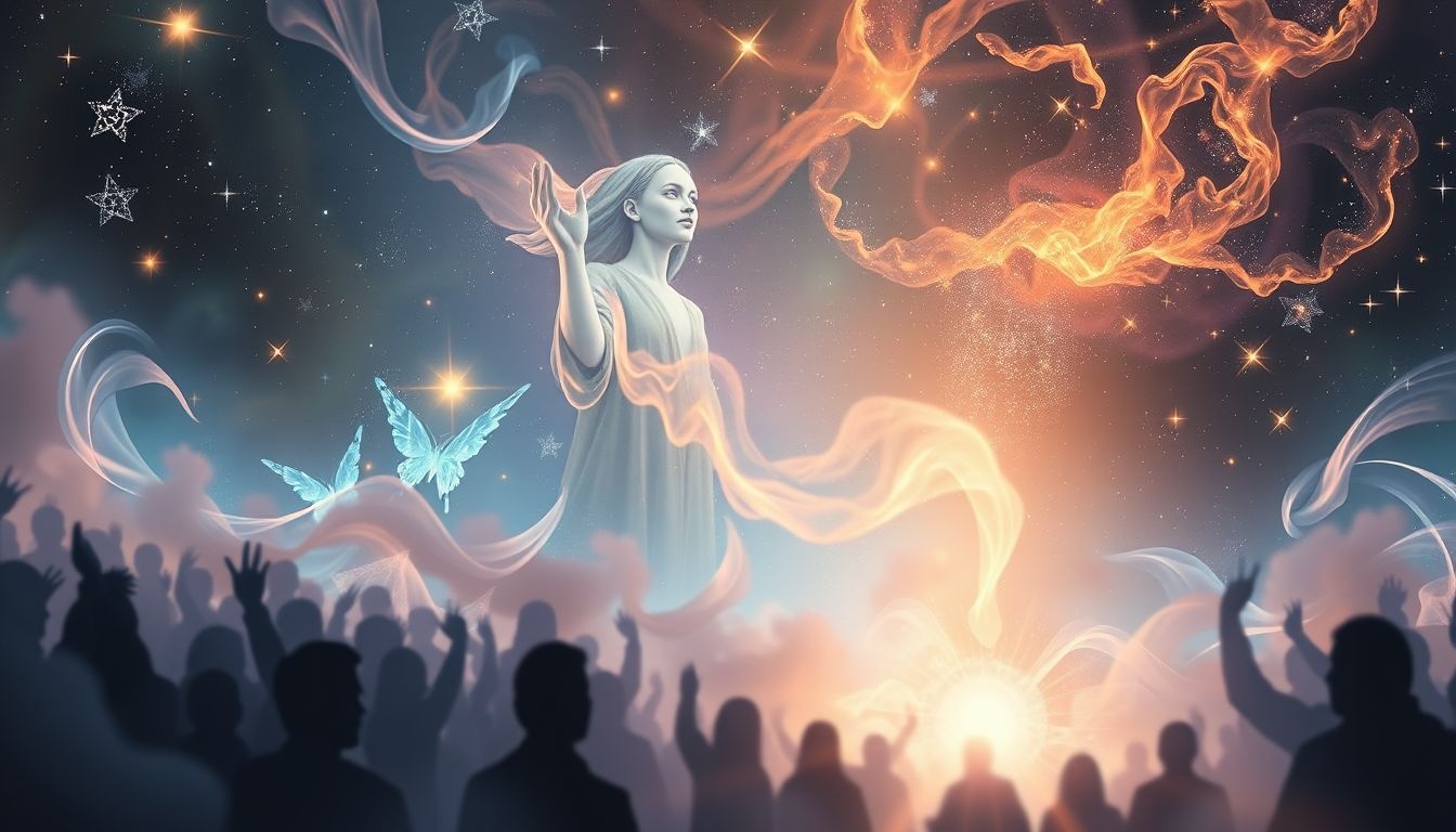 Een marktmeester die spreekt symboliseert controle en leiding in dromen.