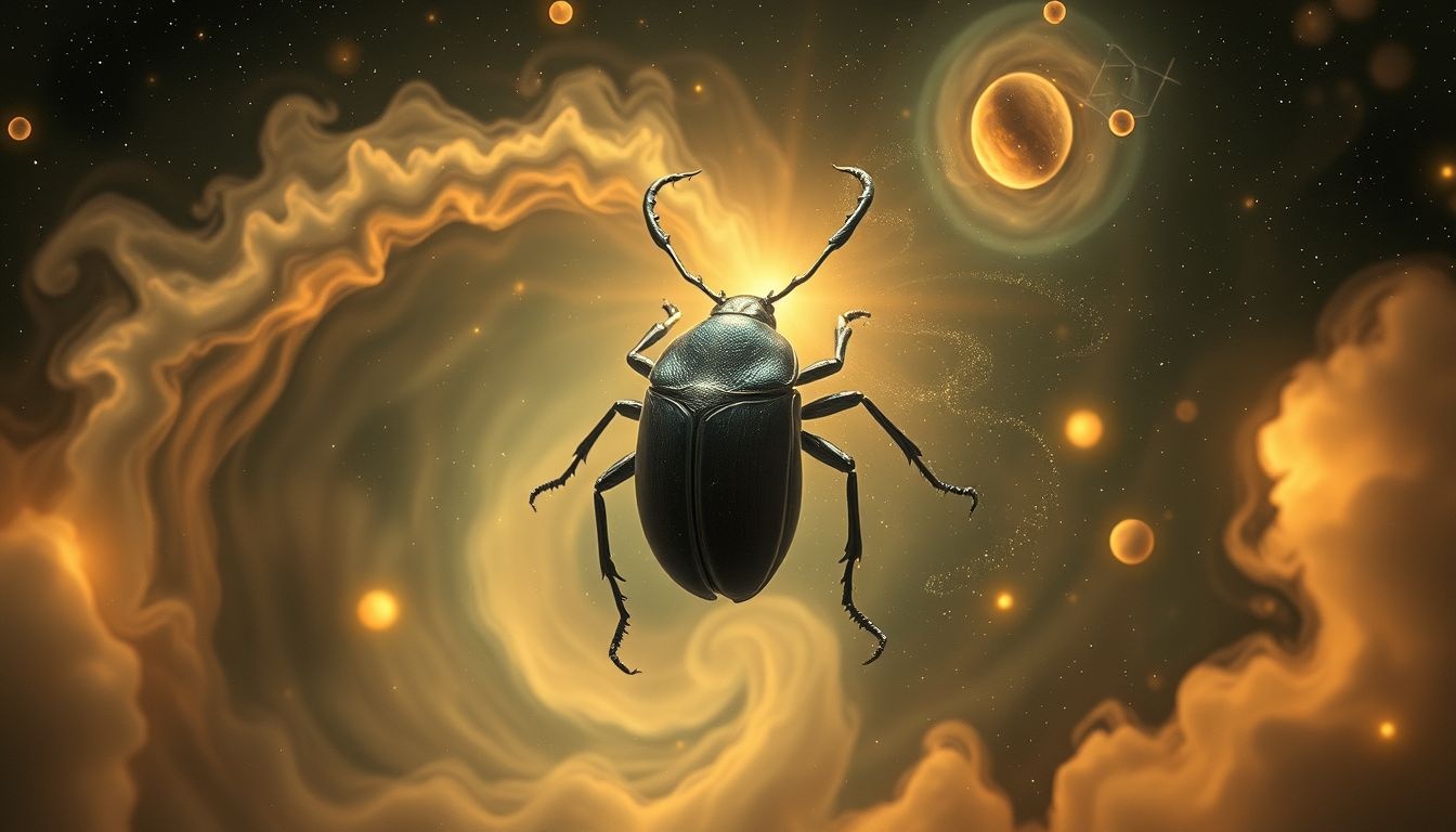 Droom 17 waarschuwt: meikever symboliseert onverwacht gevaar of verlies.