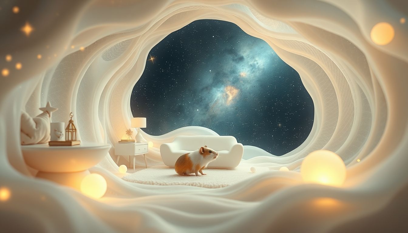 Een cavia in huis symboliseert onschuld en comfort in dromen.