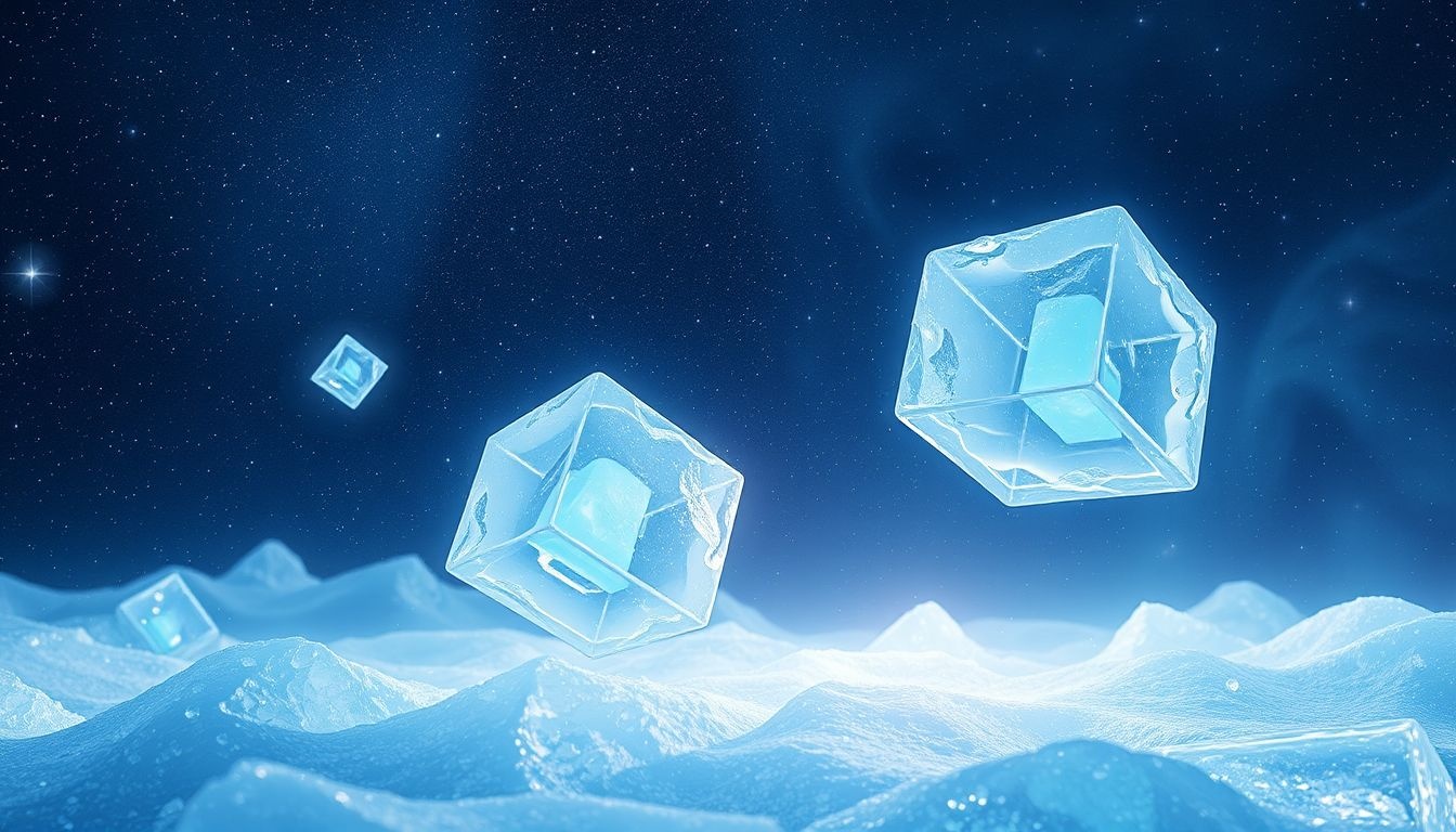 Dromen over ijsklontjes wijzen vaak op emotionele koelte.