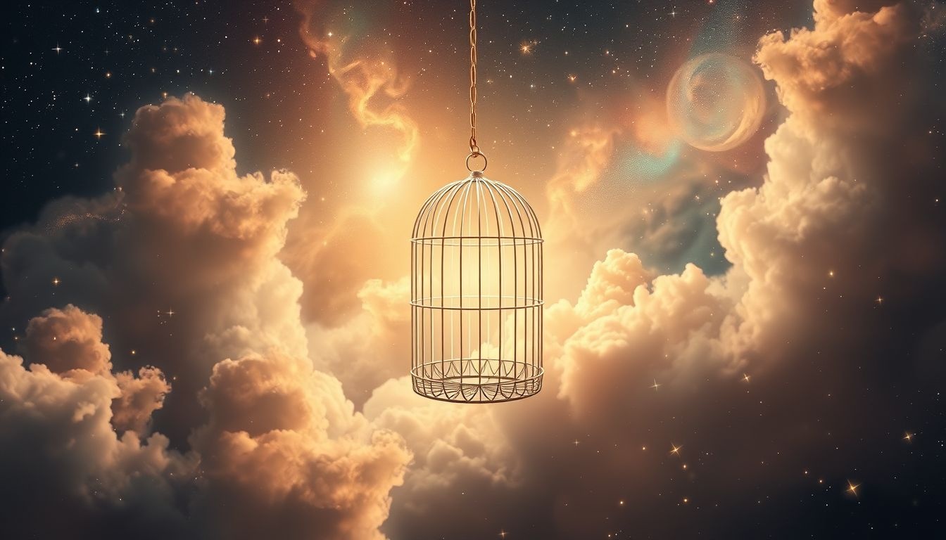 Droom 19 symboliseert verlangen naar vrijheid en innerlijke bevrijding.