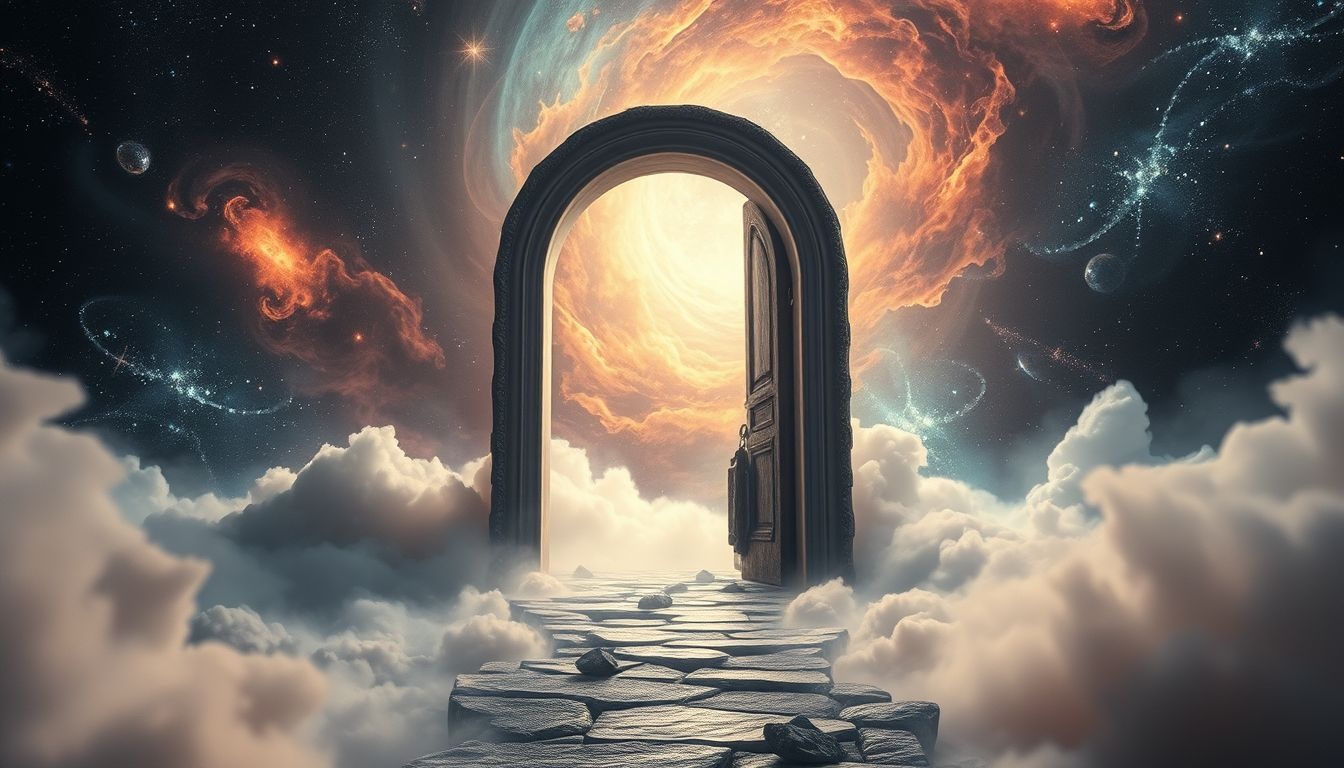 Een dichtgemetselde deur symboliseert afgesloten emoties of kansen.