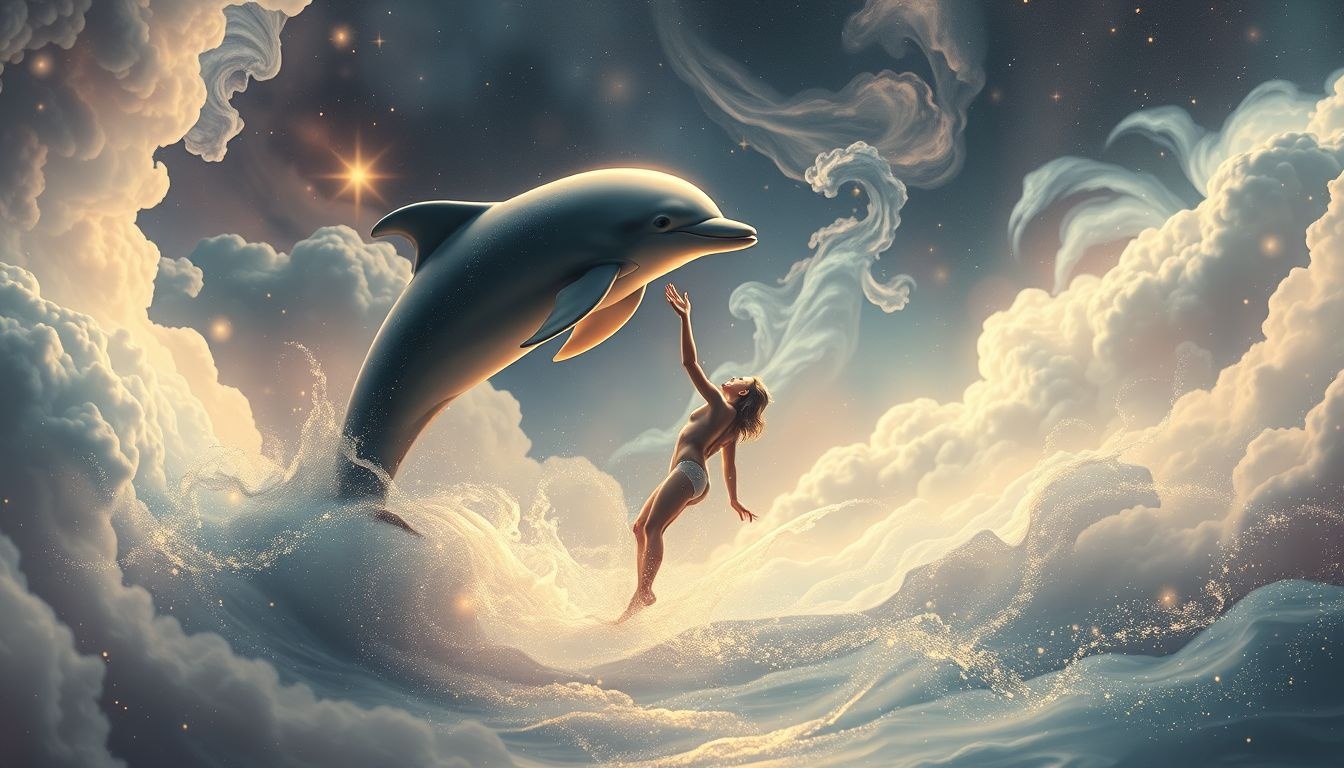 Dromen dat een gewone dolfijn je redt symboliseert bescherming.