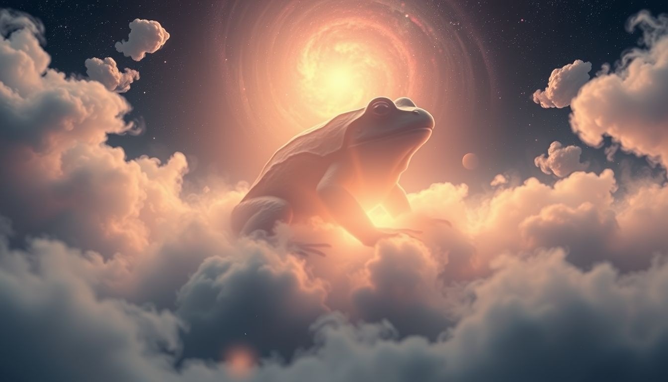 Een grote pad symboliseert vaak innerlijke transformatie en kracht.