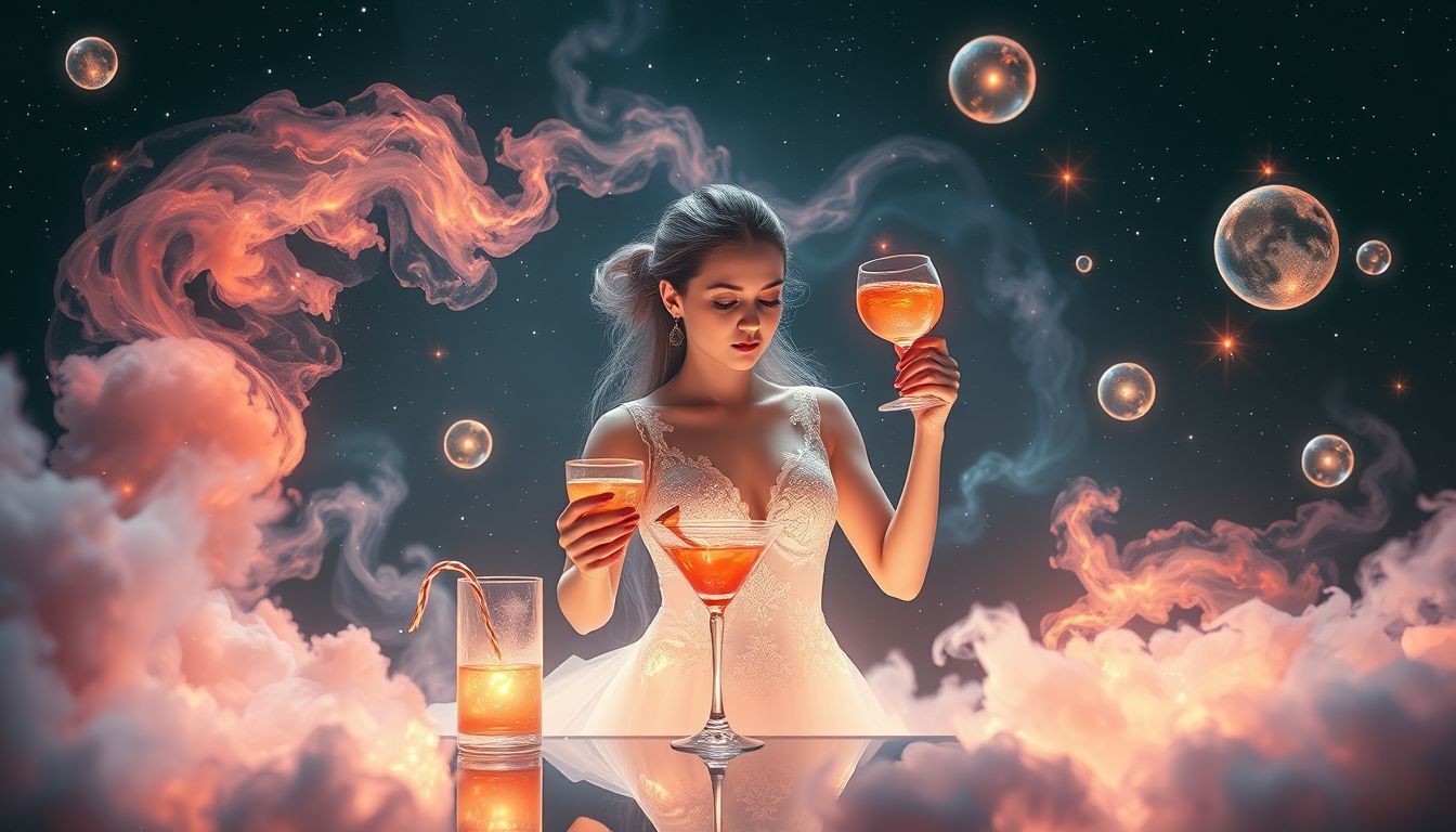 Droom 2: Zelf barvrouw zijn symboliseert verlangen naar sociale vrijheid.