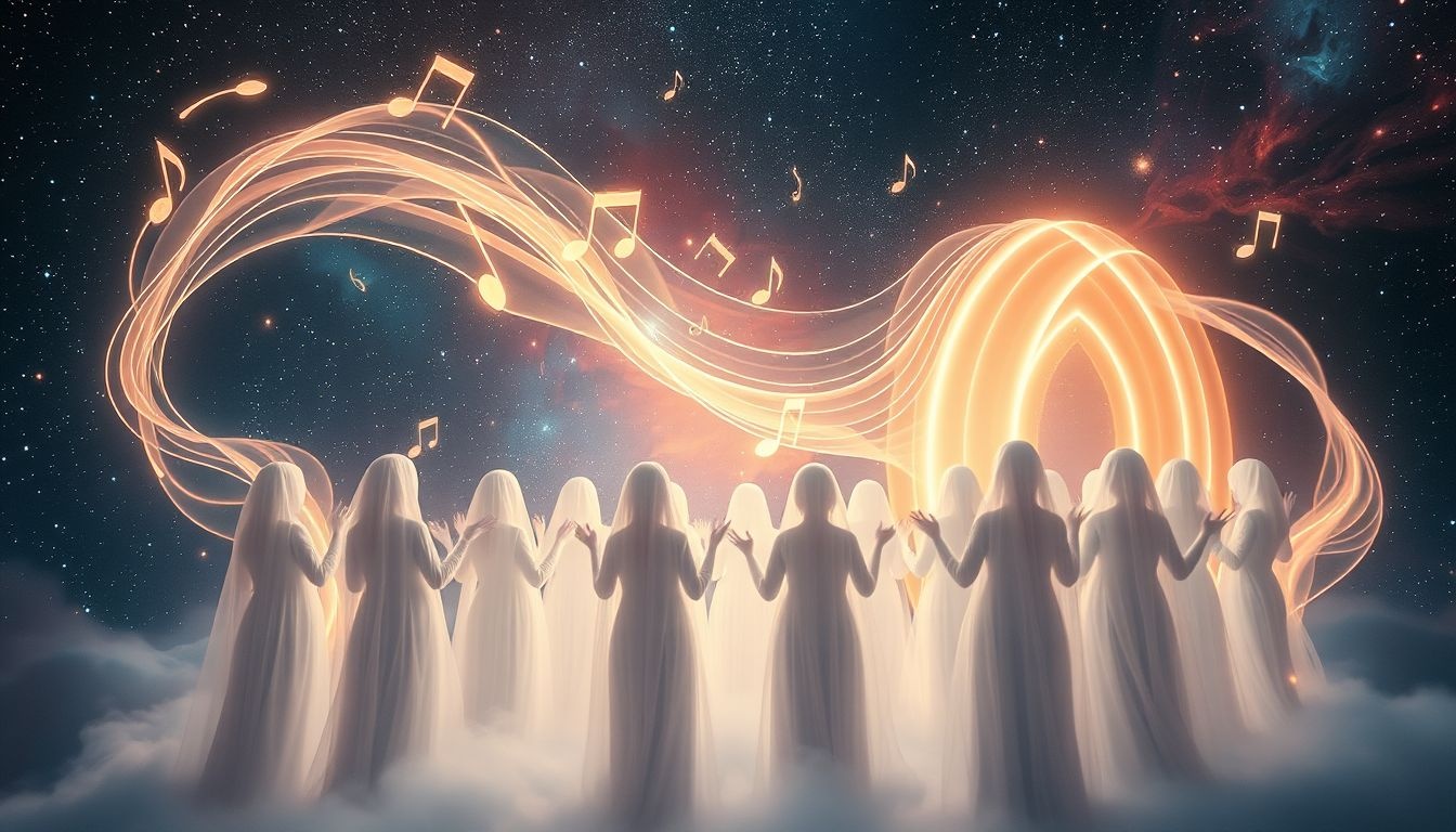 Zelf zingen in een kerkkoor symboliseert innerlijke harmonie en verbondenheid.