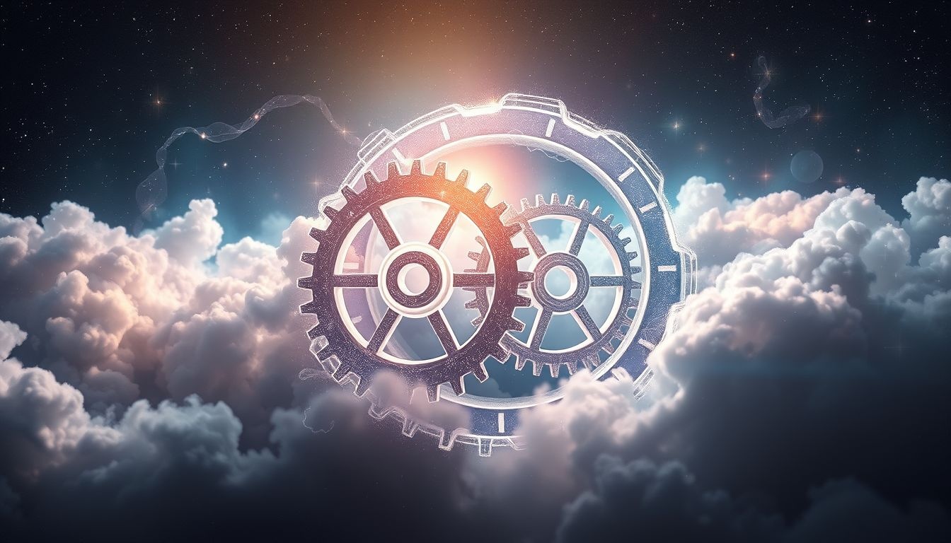 Een tandradbaan symboliseert harmonie en samenwerken in een relatie.