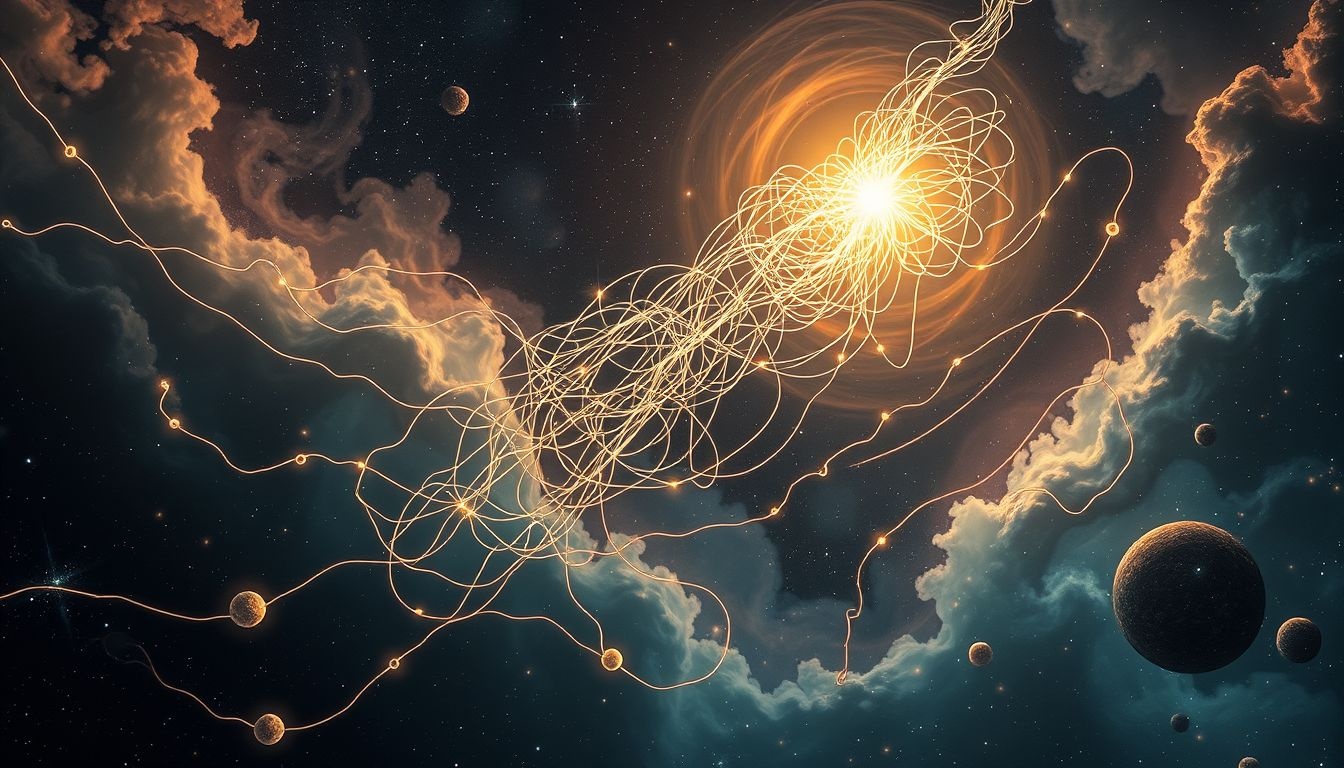 Een verstrikte hulplijn weerspiegelt innerlijke onzekerheid en stress.