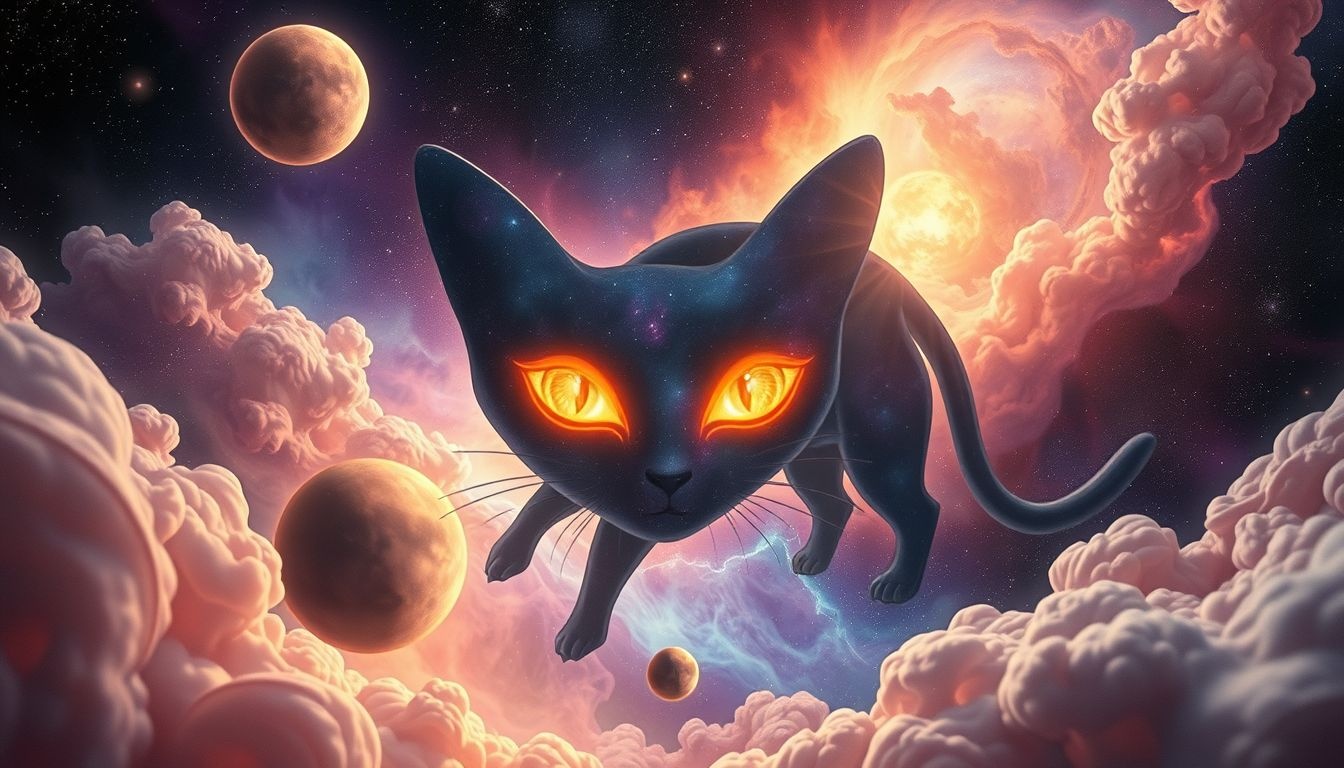 Dieren met kattenogen symboliseren intuïtie en verborgen kracht.