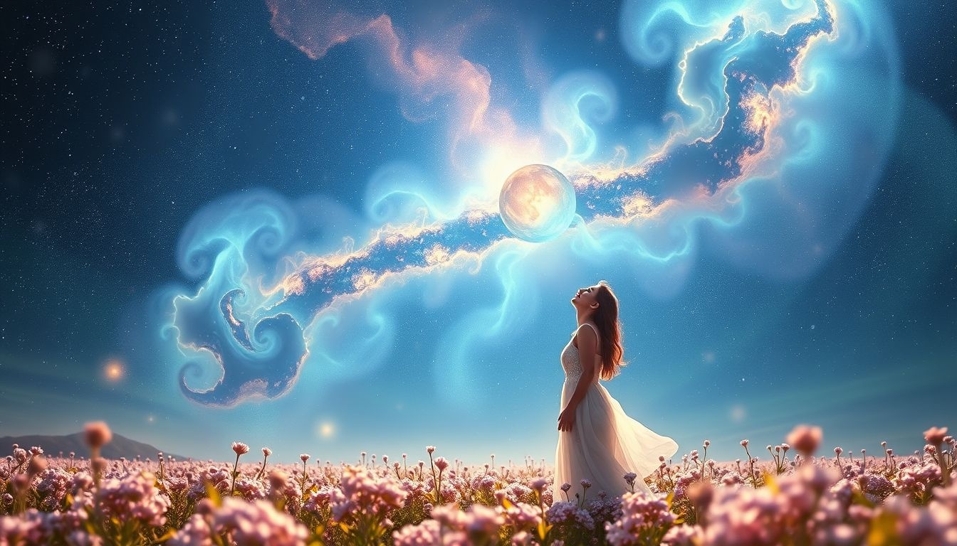 Zingen op een heideveld symboliseert vrijheid en innerlijke vreugde.