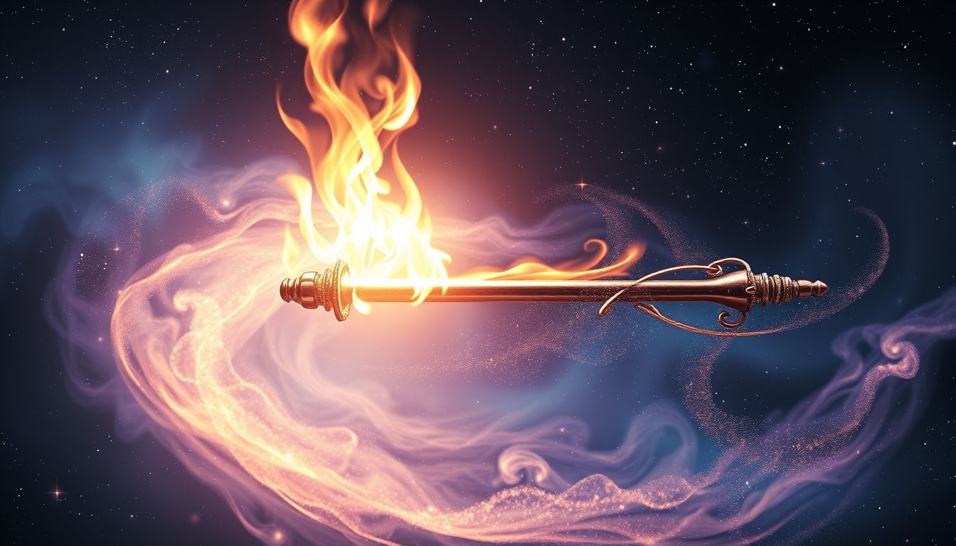 Vuur in dromen met metalen staven symboliseert transformatie en kracht.