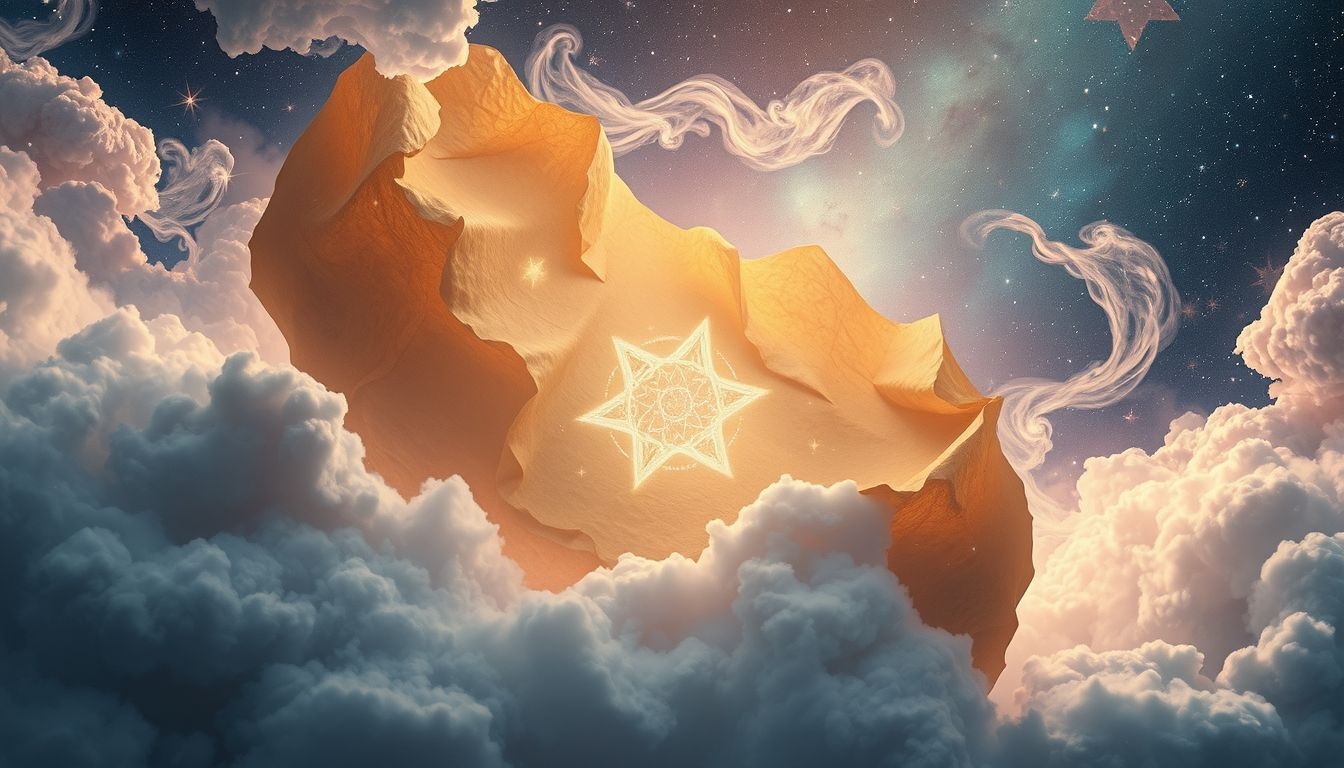 Oud papier transformeert in dromen symbool voor nieuwe kansen.