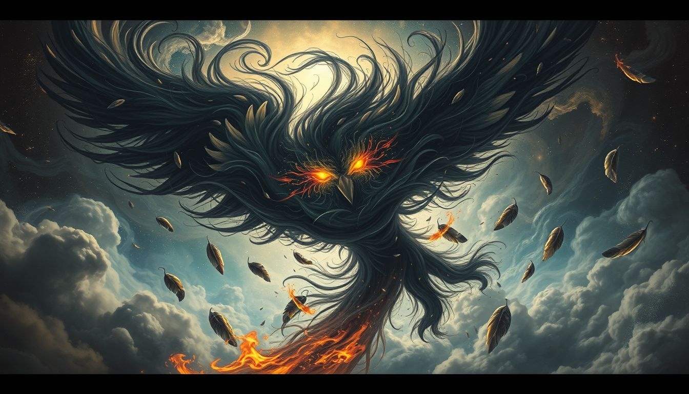 Een boze uraca symboliseert innerlijke onrust en conflicten.