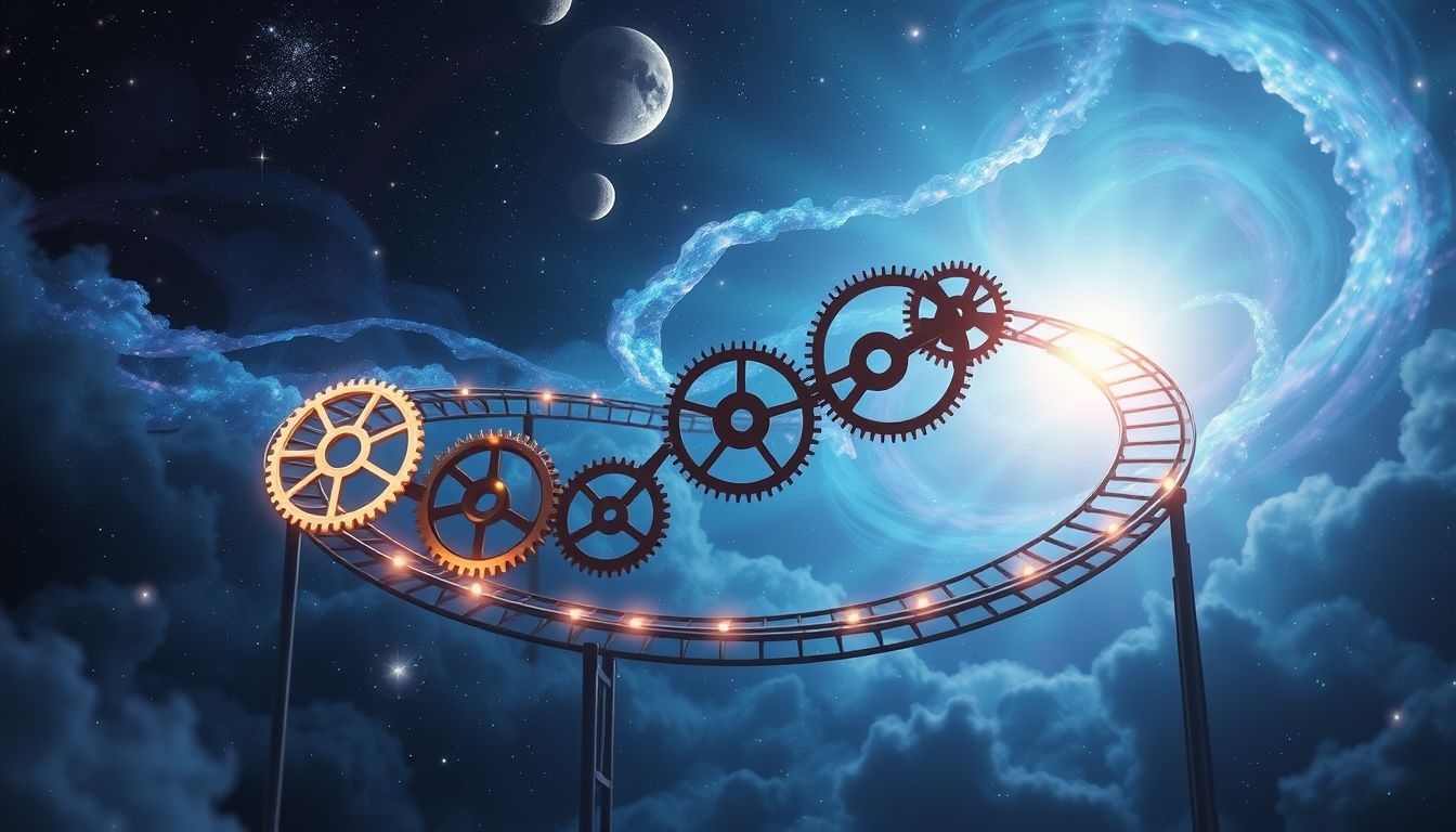 Een tandradbaan symboliseert je verlangen naar avontuur en uitdaging.