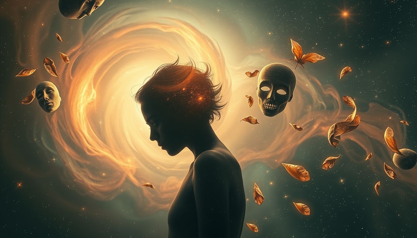 Droom 24 symboliseert innerlijke strijd en onzekerheid over zelfbeeld.