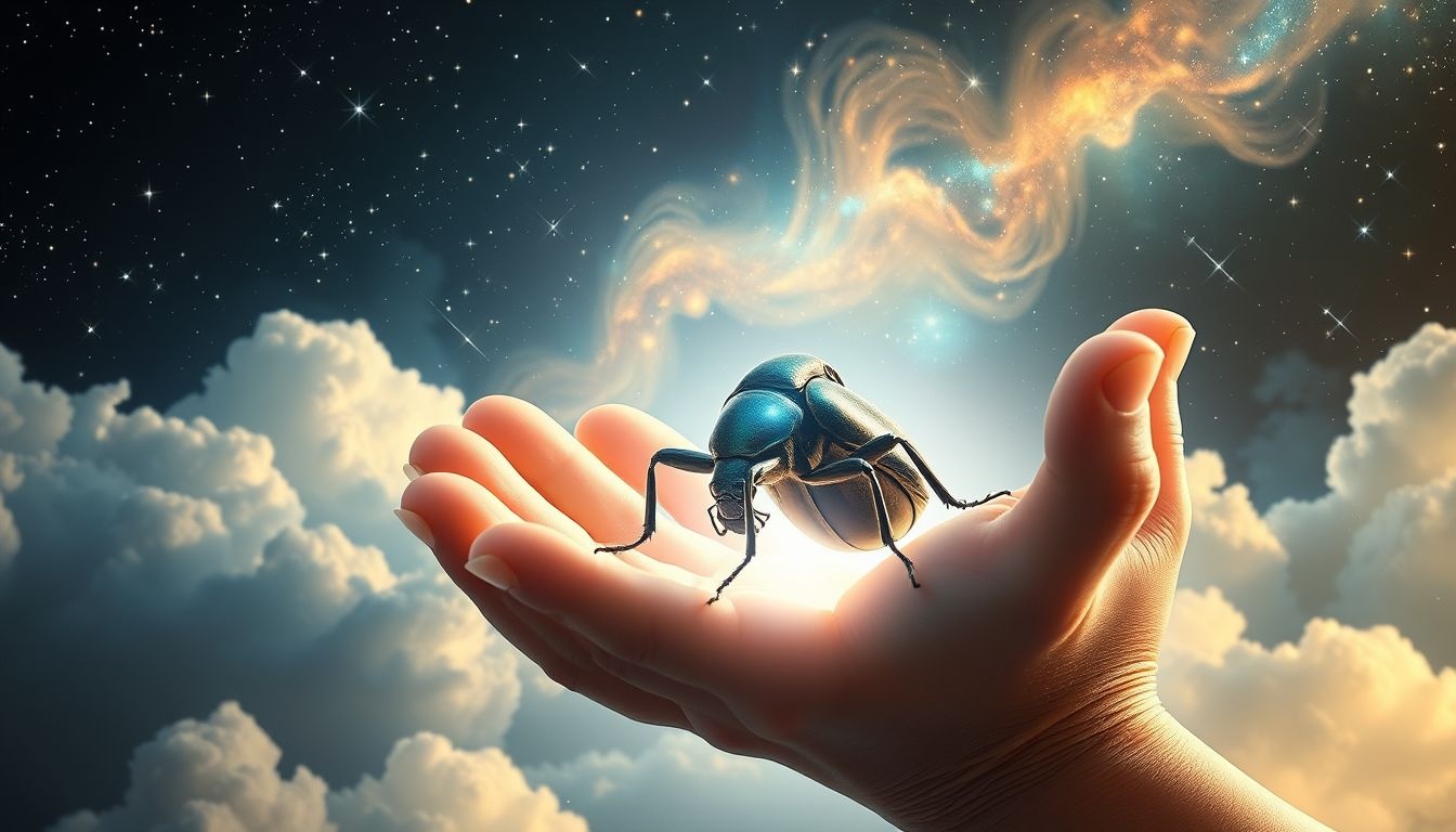 Een meikever cadeau krijgen symboliseert nieuwe kansen en transformatie.