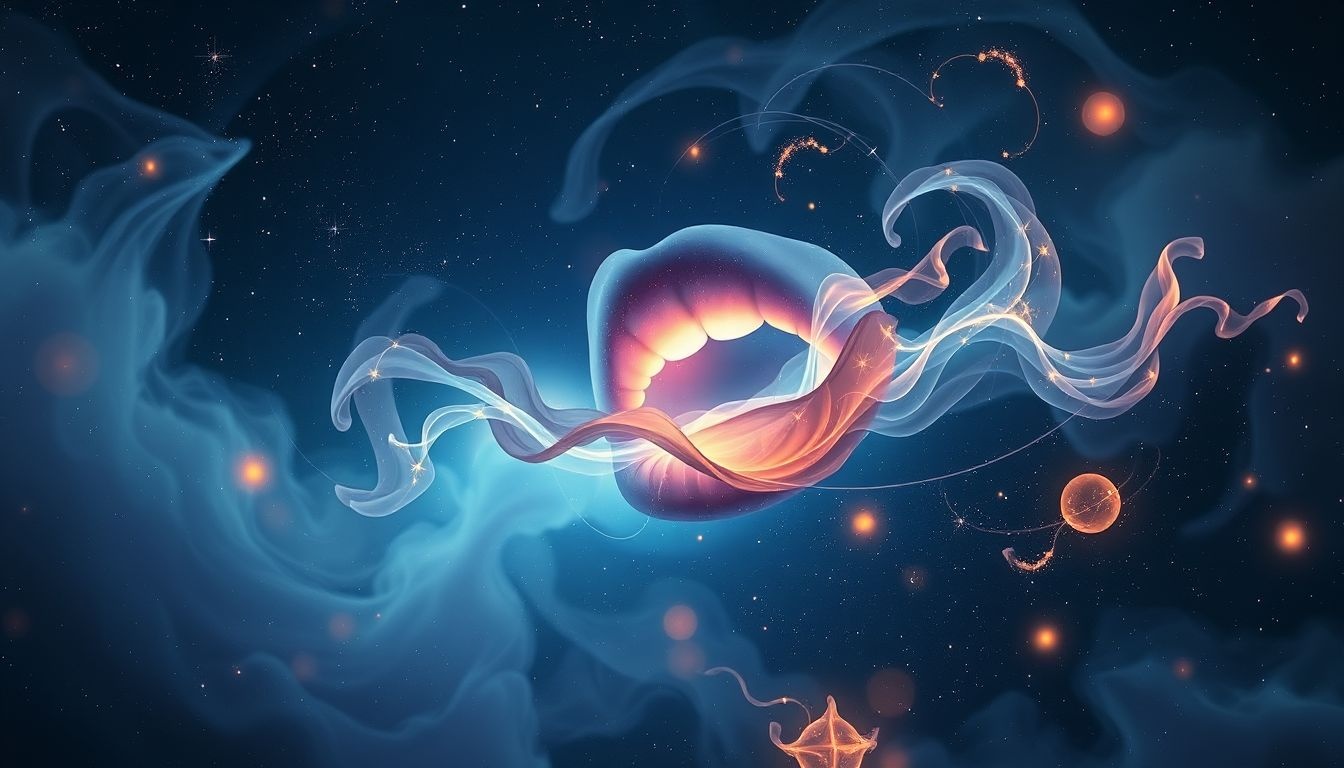 Droom 25 onthult transformatie van communicatie via een veranderende mond.