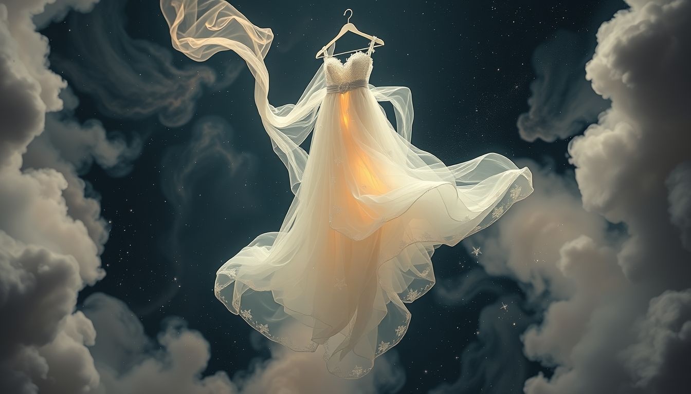 Een trouwjurk in dromen symboliseert vaak nieuwe levensfasen.