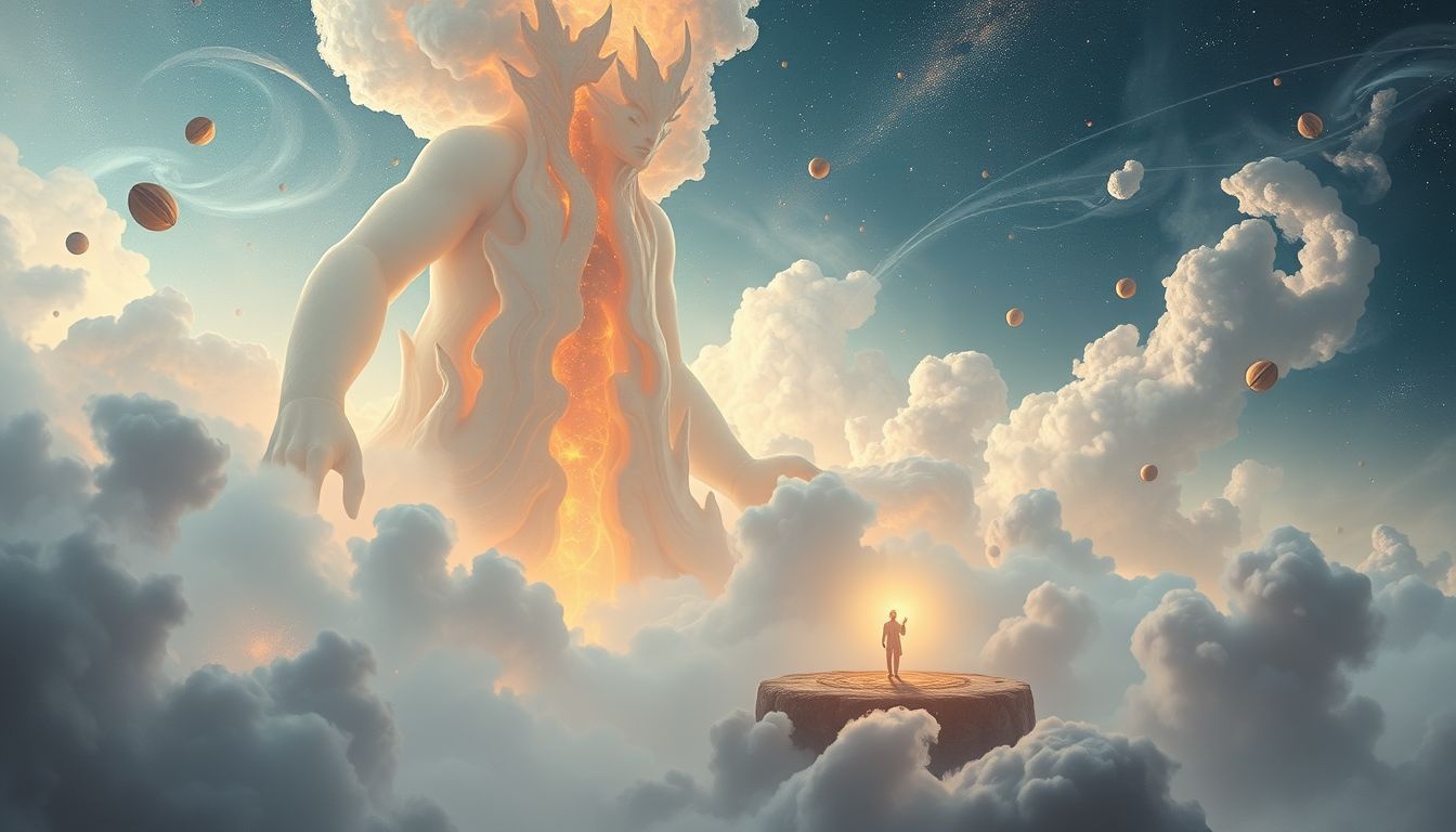 Samenwerken met een kolos symboliseert kracht en ongekende mogelijkheden.