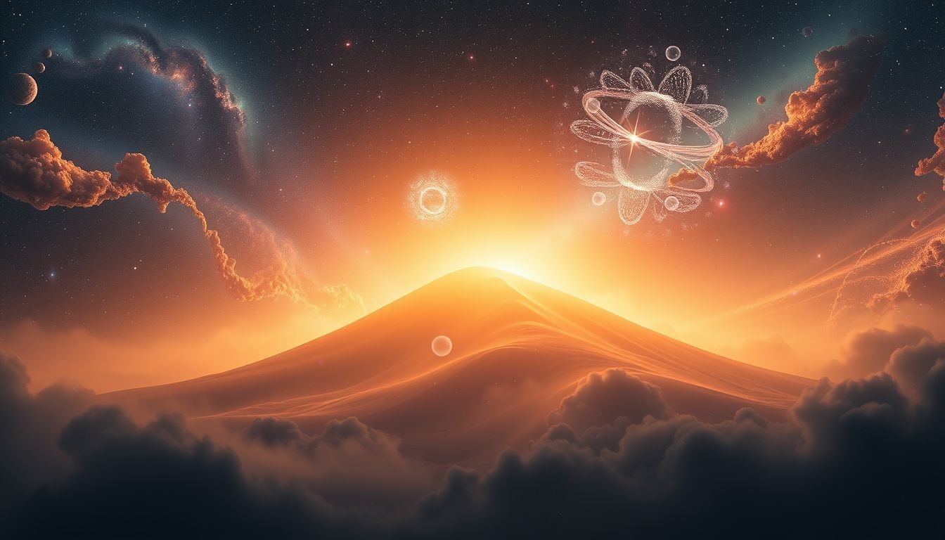 Een heuveltje als uitkijkpunt symboliseert overzicht en nieuwe inzichten.