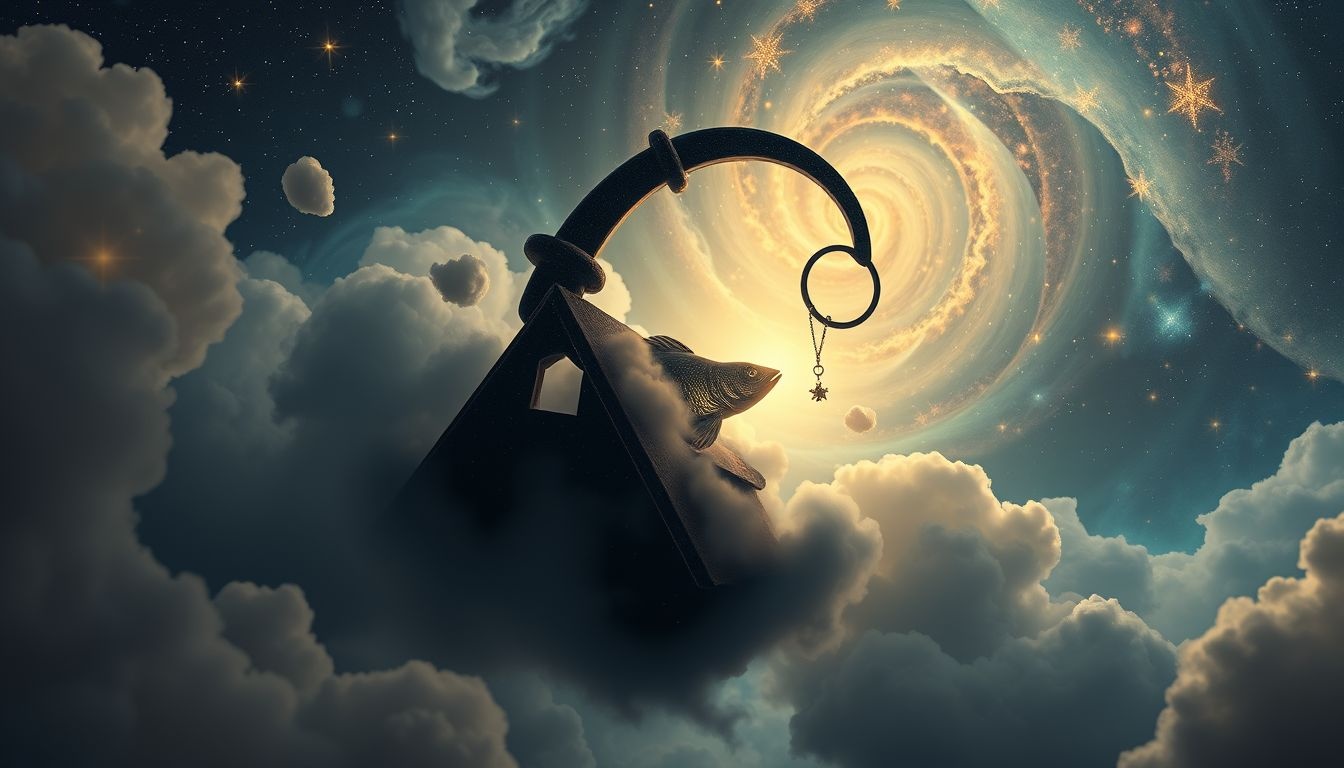 Een vishaak symboliseert verrassende kansen die je onverwacht vangen.