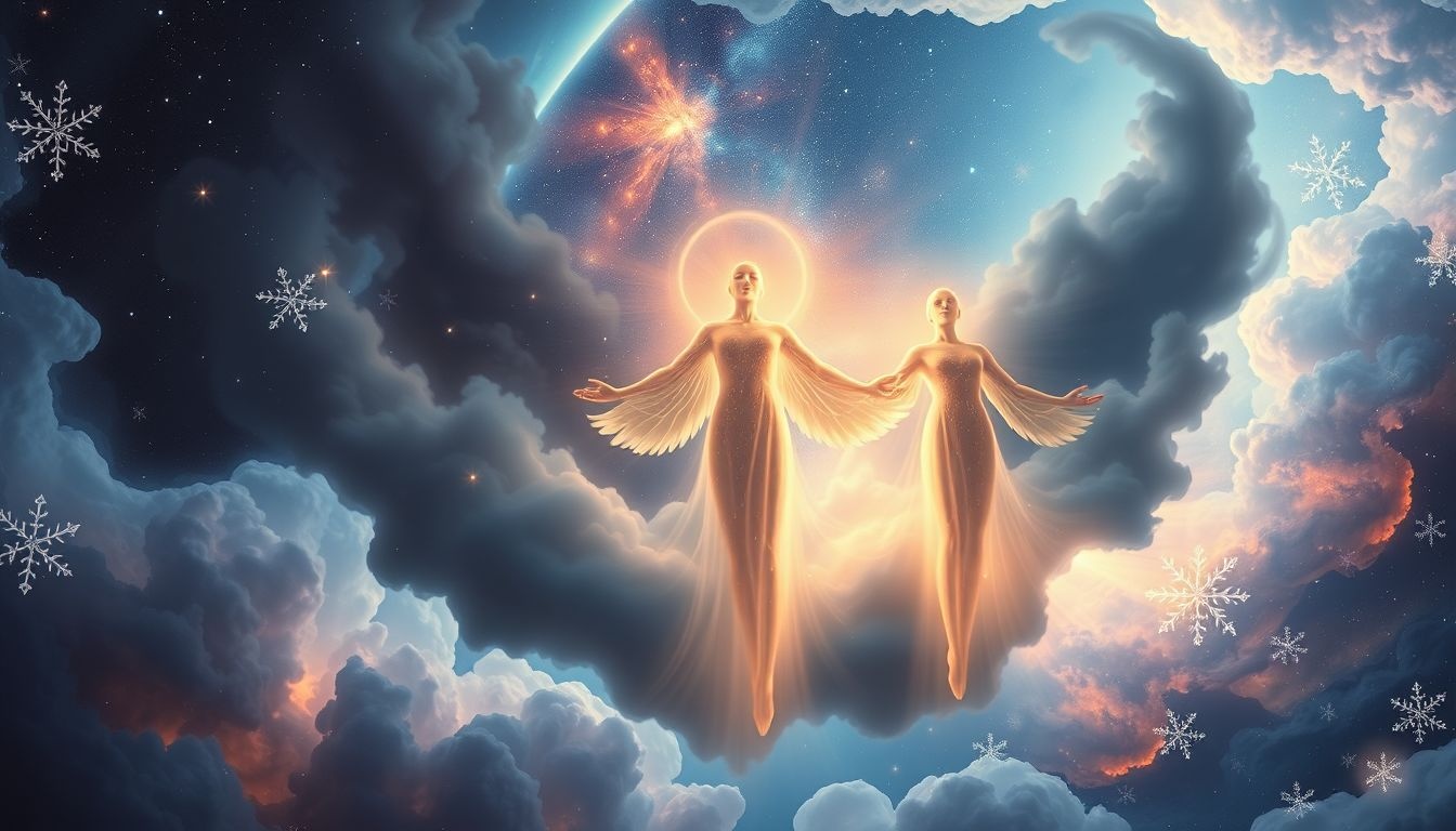 Een team van drie symboliseert samenwerking die angst succesvol overwint.