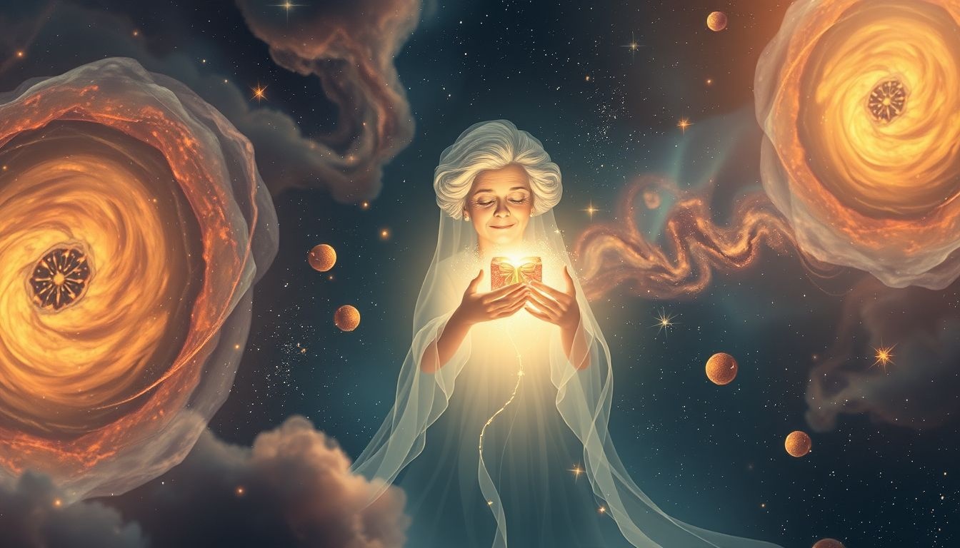 Een cadeau van oma in dromen symboliseert wijsheid en liefde.