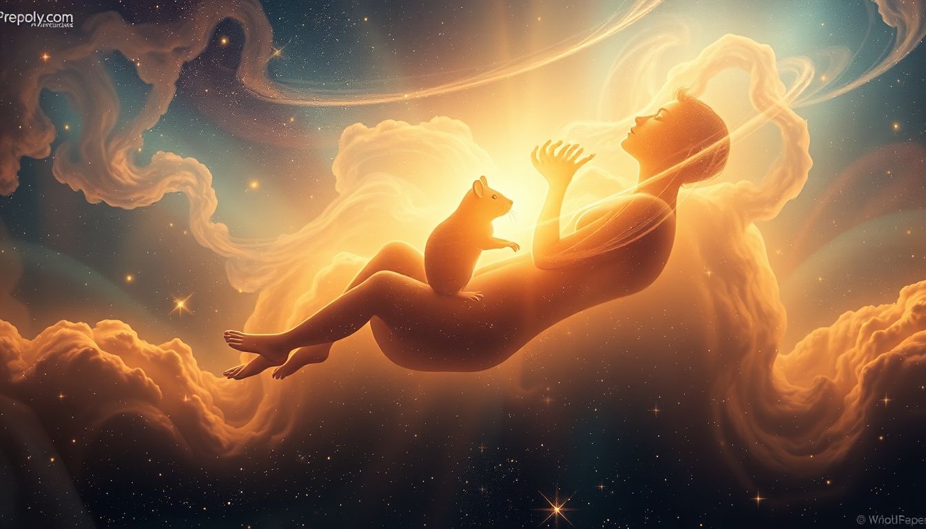 Droom 30: Jezelf als hamster zien symboliseert innerlijke kwetsbaarheid en bezorgdheid.