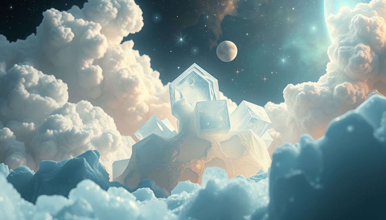 Dromen over ijsklontjes bouwen symboliseert creatieve verkoeling van emoties.