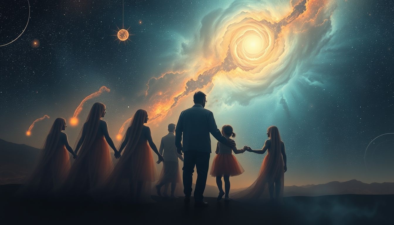 De examencommissie als familie symboliseert steun en beoordelingsvertrouwen.