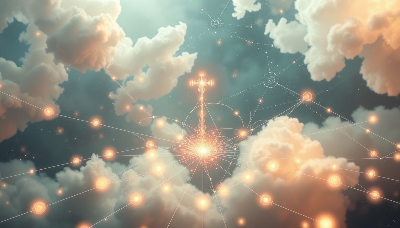 Een antenne symboliseert verbondenheid binnen een complex communicatiesysteem.