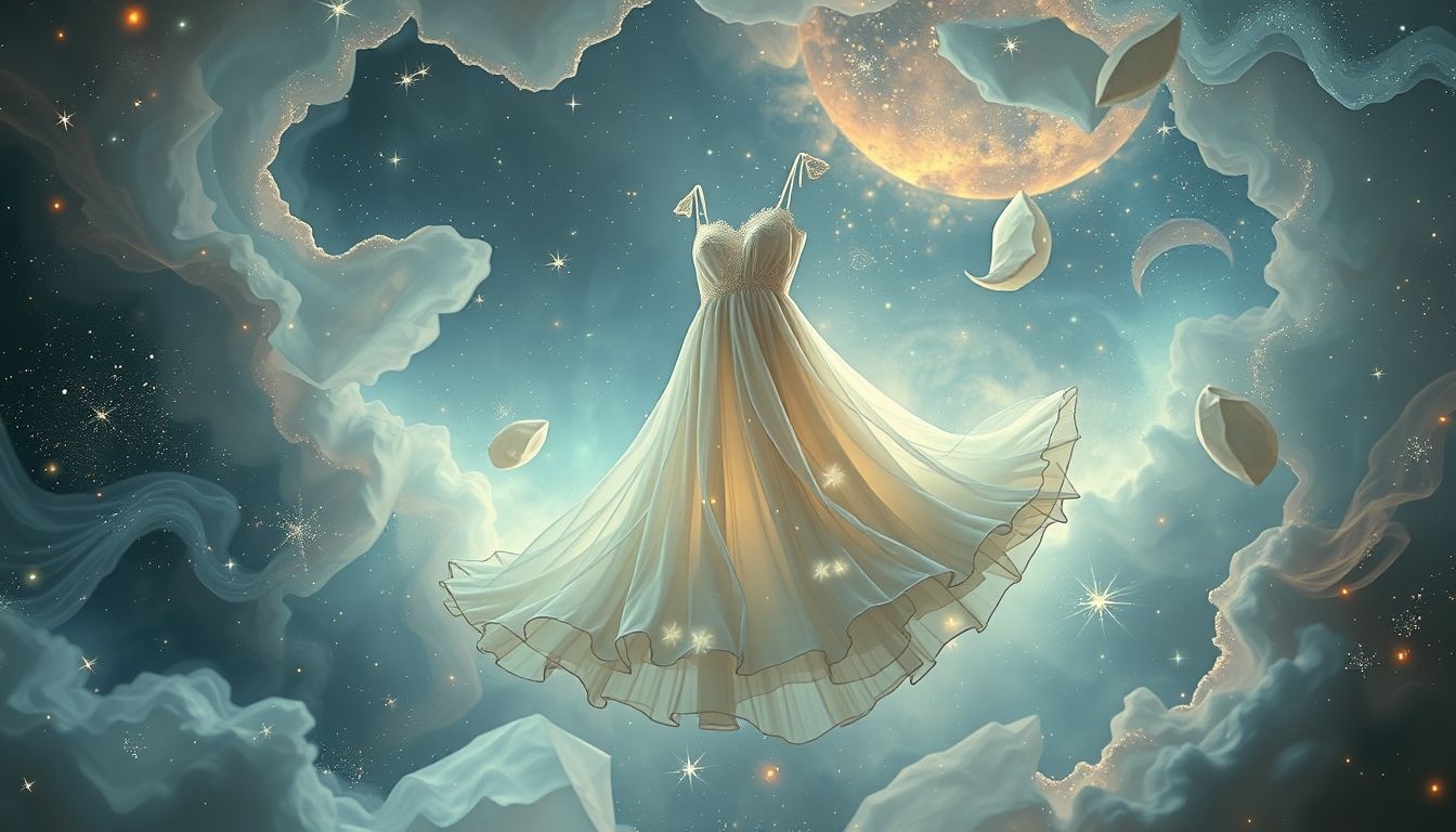 Vlekken op een jurk symboliseren vaak verborgen schuldgevoelens of zorgen.