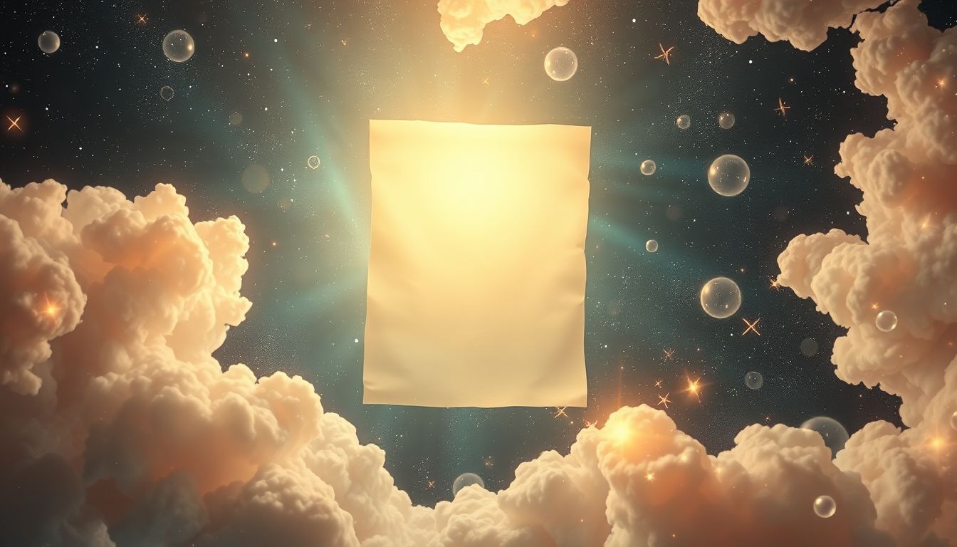 Een blanco antwoordblad symboliseert angst voor falen en onzekerheid.