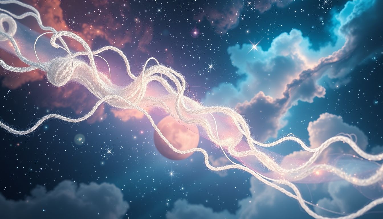 Dromen over haken met gekamd garen symboliseert creativiteit en geduld.