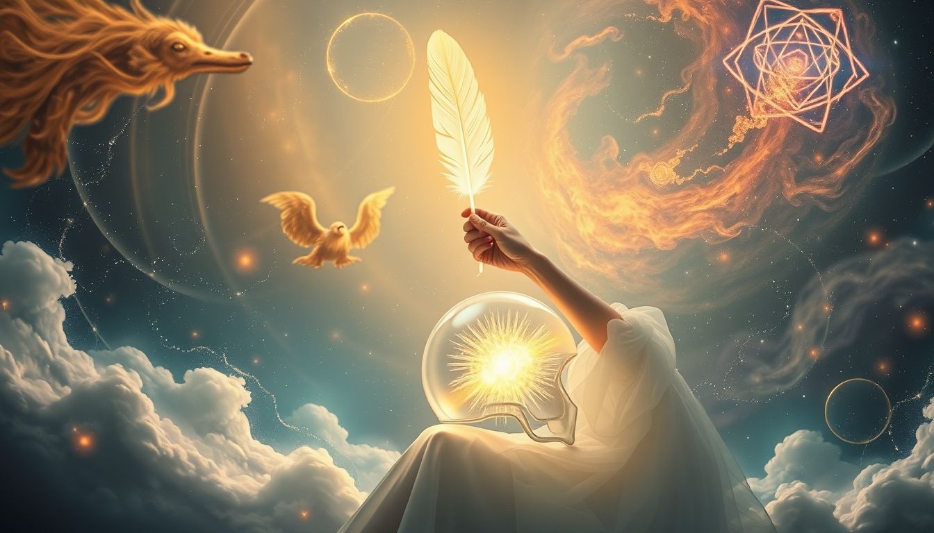 Een zelfgemaakte helmpluim symboliseert trots en persoonlijke prestaties.