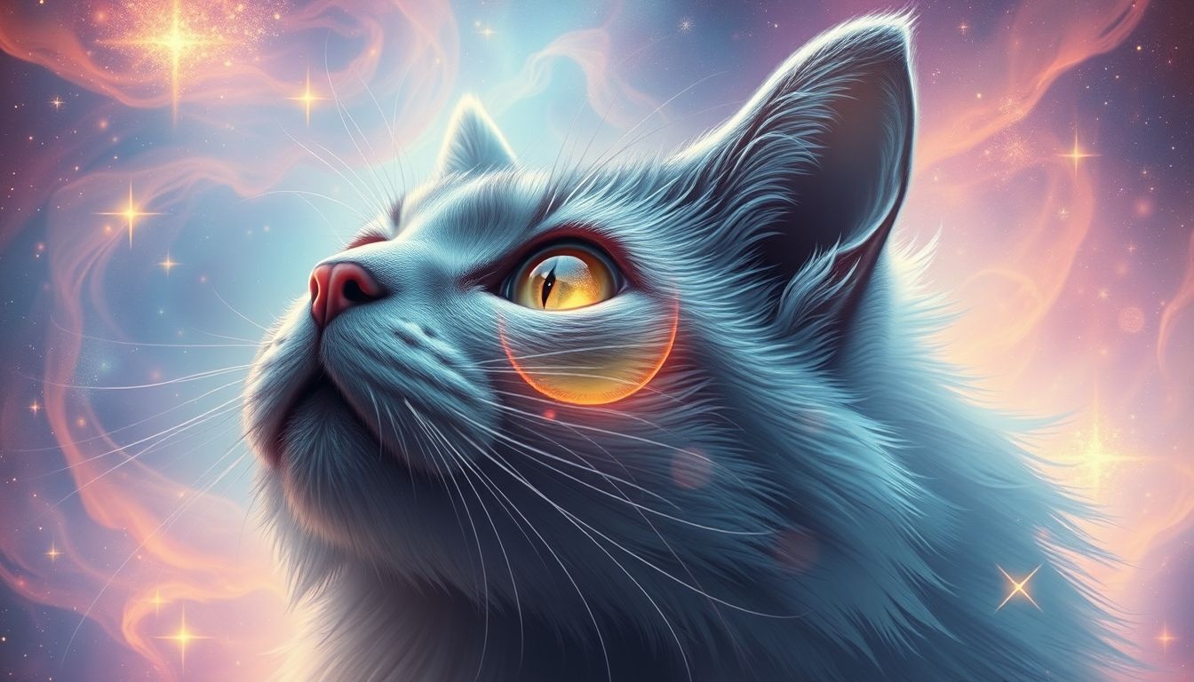 Kattenogen die van kleur veranderen symboliseren intuïtie en verandering.