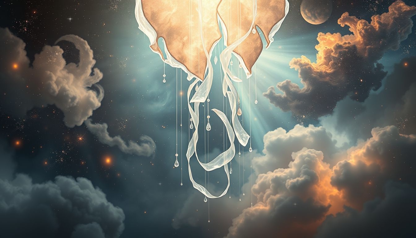 Vallen van een kademuur symboliseert verlies van controle en veiligheid.