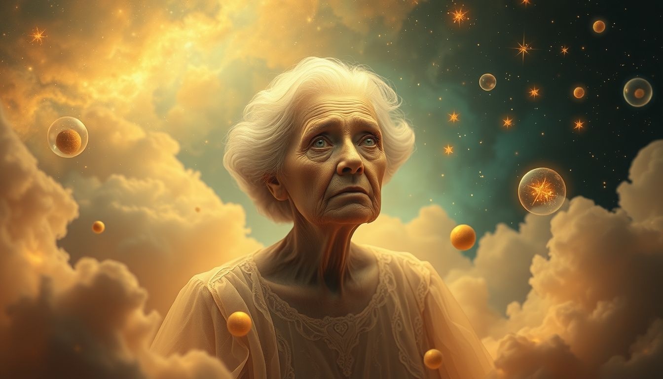 Een boze oma in dromen symboliseert onverwerkte schuldgevoelens.