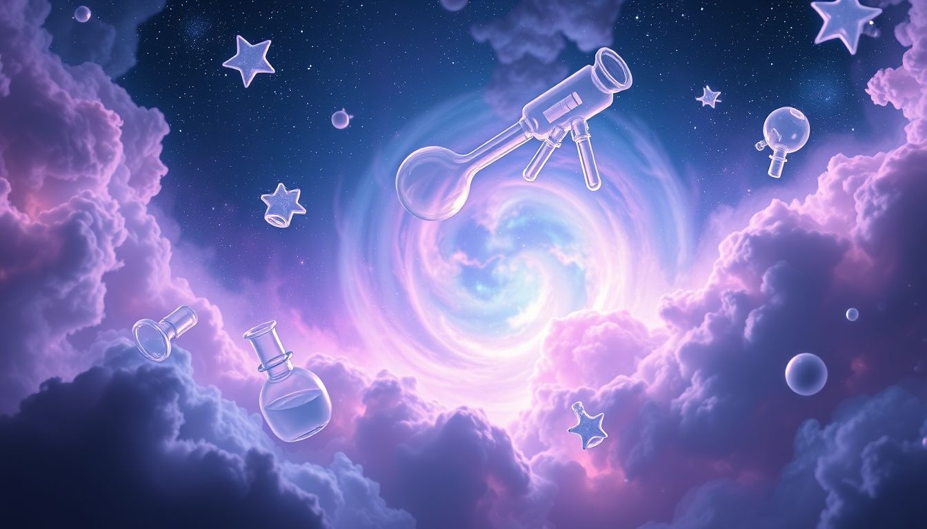 Onzichtbare laboranten symboliseren verborgen kennis en onbekende processen.