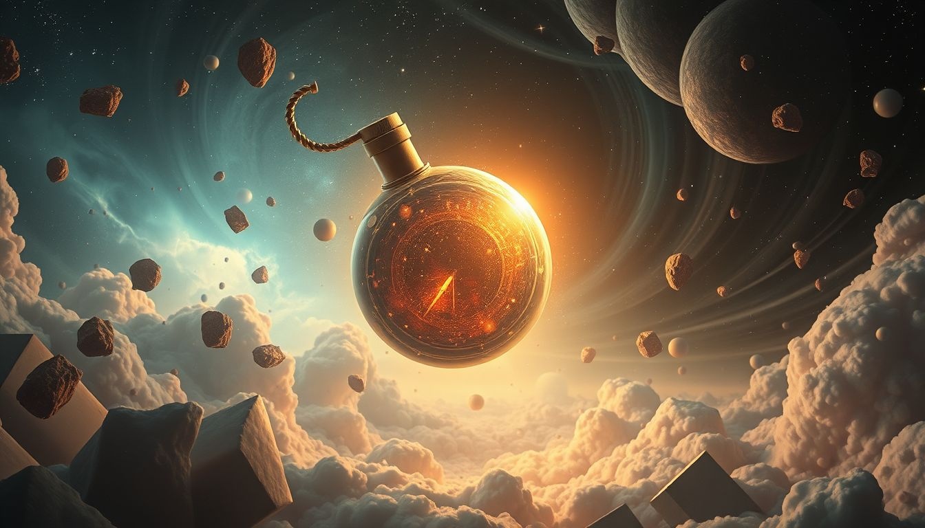 Dromen over een tijdbom symboliseren vaak onderdrukte stress en urgentie.