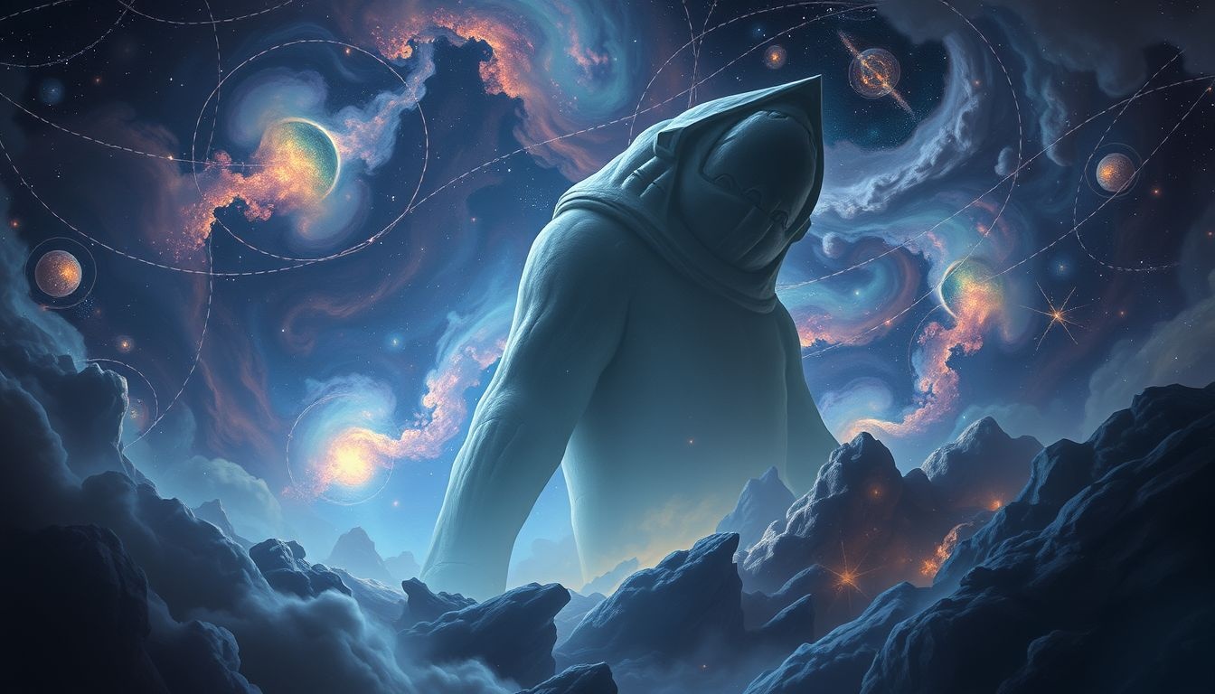 Een kolos in dromen symboliseert vaak innerlijke kracht met uitdagingen.