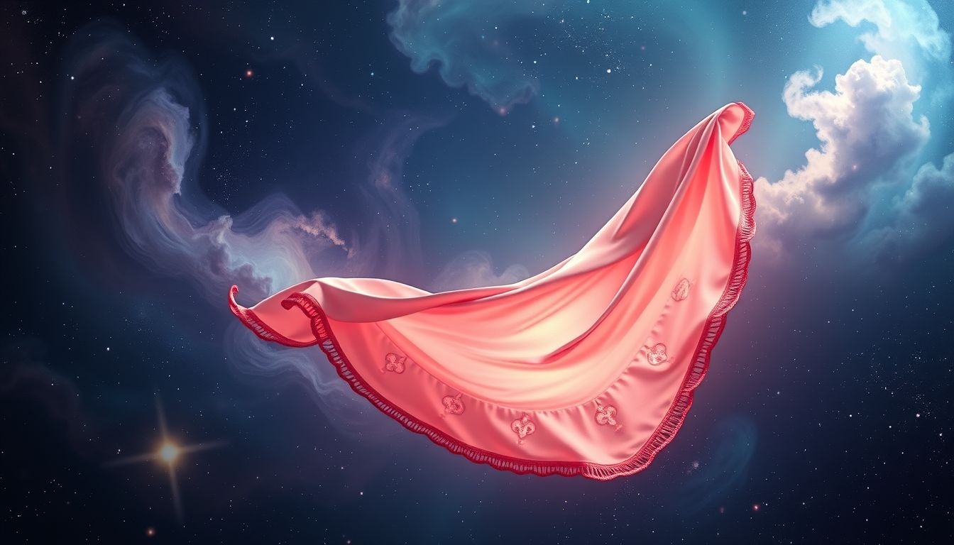 Een bloedige zakdoek duidt op emotioneel verlies of verdriet.